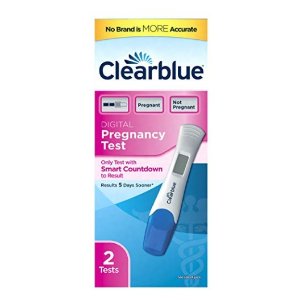 Clearblue Digital Pregnancy Test with Smart Countdown, 2 Pregnancy Tests
