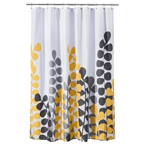 Vine Shower Curtain - Yellow/Gray - Room Essentials&#153;