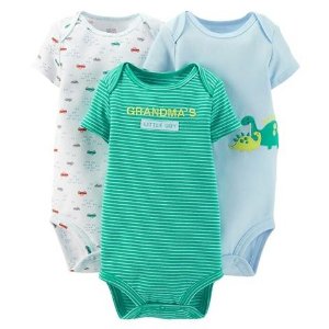 Carter's Newborn Boys' Just One You Made Bodysuit, 3-Pack
