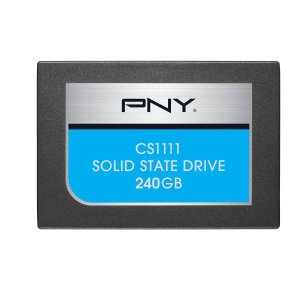 PNY 240GB CS1111 2.5寸SATA III固态硬盘(SSD7CS1111-240-RB) (老版)