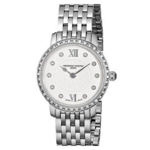 Frederique Constant Women&#39;s FC200WHDSD6B Diamond-Accented Watch