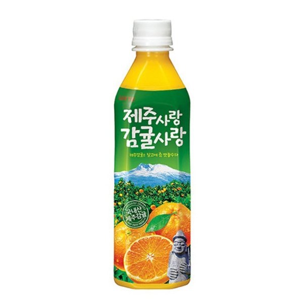 LOTTE乐天 济州岛柑橘粒粒果汁饮料 500ml