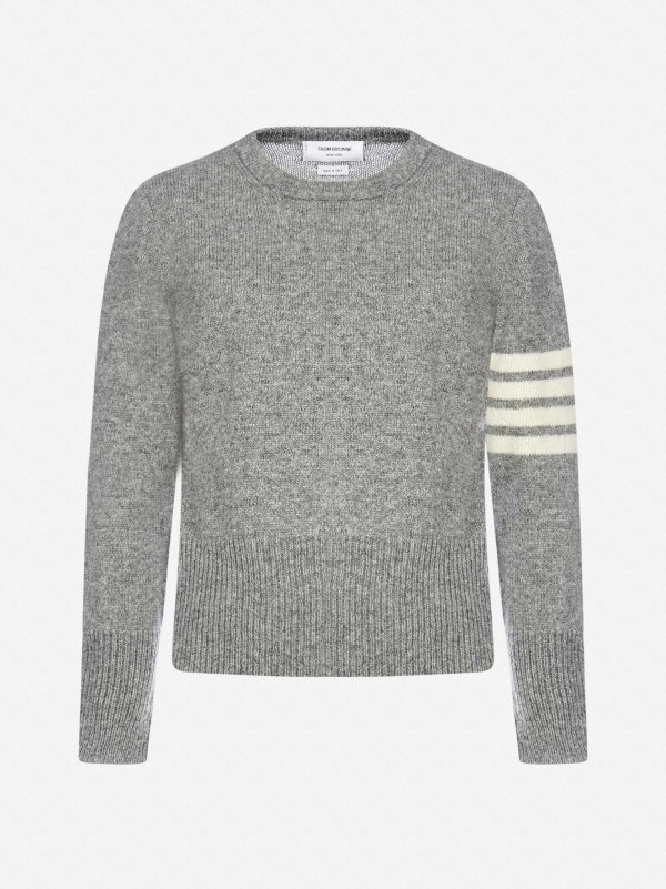 4-Bar wool sweater