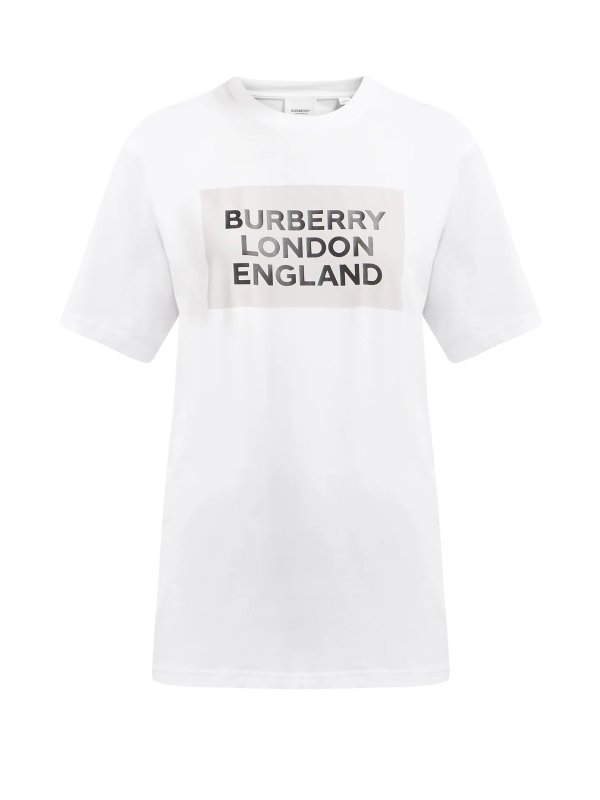 Logo-print cotton-blend T-shirt | Burberry | MATCHESFASHION US
