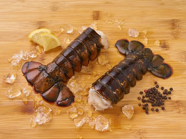 Cold Water Wild Lobster Tails, Frozen - 2ct