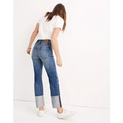 Rigid Straight Crop Jeans: Tall Cuff Edition