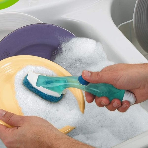 Non-Scratch Dishwand, Keeps Hands out of the Mess, Pack of 1