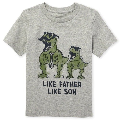 Baby And Toddler Boys Father Son Graphic Tee