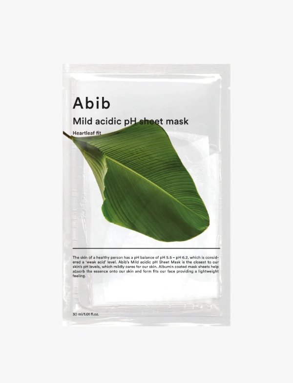 Heart Leaf Fit Mild Acidic pH Sheet Mask