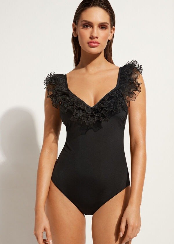 Lightly Padded One Piece Swimsuit Singapore - One-piece Swimsuits - Calzedonia