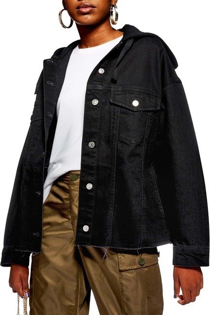 Hooded Hybrid Denim Jacket