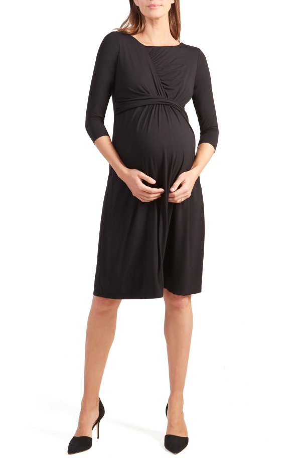 Maternity Fit & Flare Dress