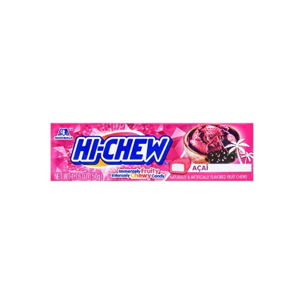 森永HI-CHEW 软糖块巴西莓口味 50g 