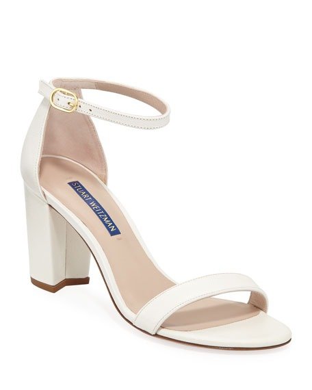 Nearlynude Textured Patent City Sandals