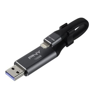 PNY Duo Link Sync & Charge 128GB iPhone/iPad 专用闪存盘