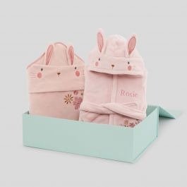 小兔子浴巾浴袍礼盒