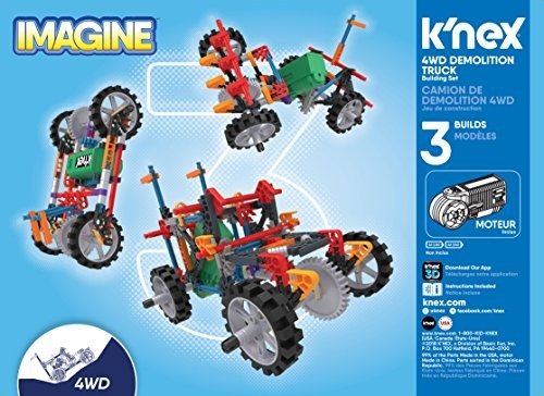 Imagine – 4WD Demolition Truck Building Set – 212Piece – Ages 7+ – Engineering Educational Toy Building Set