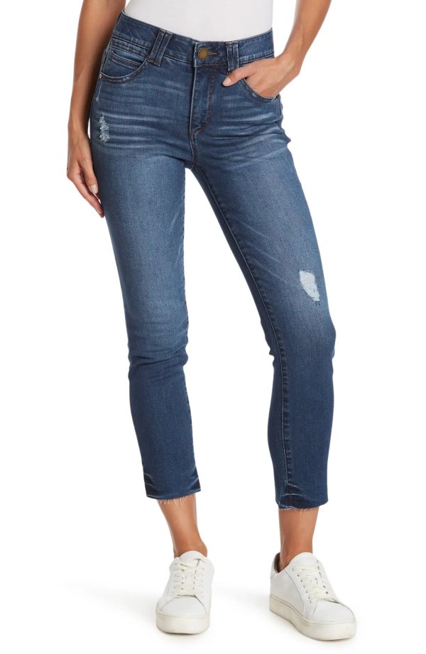 AB Technology High Rise Vintage Skinny Jeans