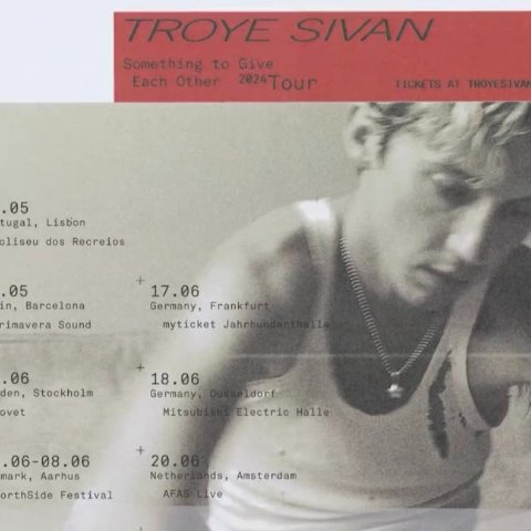 £47起！少量余票，快冲！Troye Sivan 戳爷 2024 英国巡演 - 伦敦/格拉/曼城/伯明翰