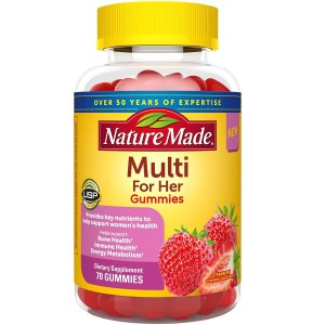 Nature Made Multivitamin for Her Gummies, Multivitamin for Women