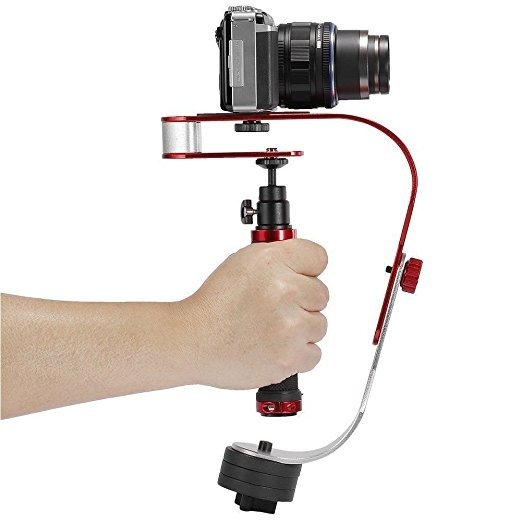 Pro Handheld Stabilizer Video Camera Stabilizer Steady for GoPro Smartphone Cannon Nikon or any DSLR camera up to 2.1 lbs With Smooth Pro Steady Glide Cam