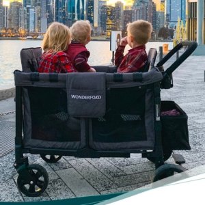 WONDERFOLD W4 Original Quad Stroller Wagon