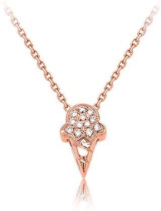 Tai Fook So-in-love Collection Natural Diamonds and 18K Rose Gold Summer Sweet Pendant