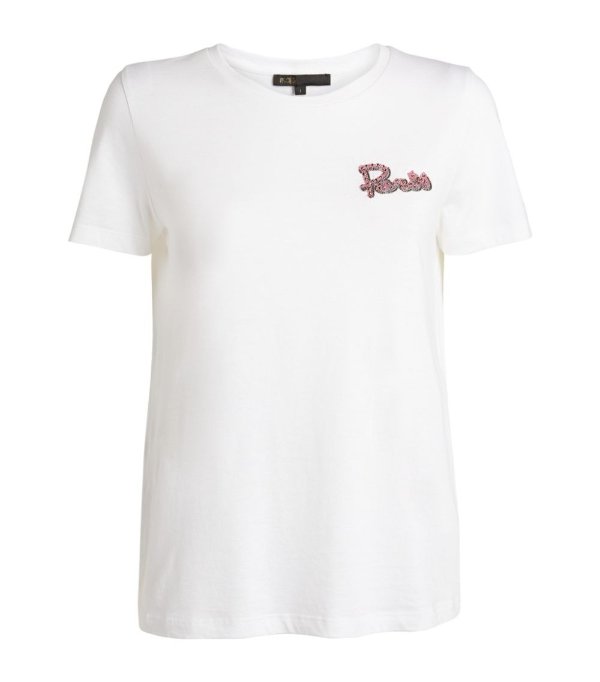 Sale | Maje Embellished Paris T-Shirt | Harrods US