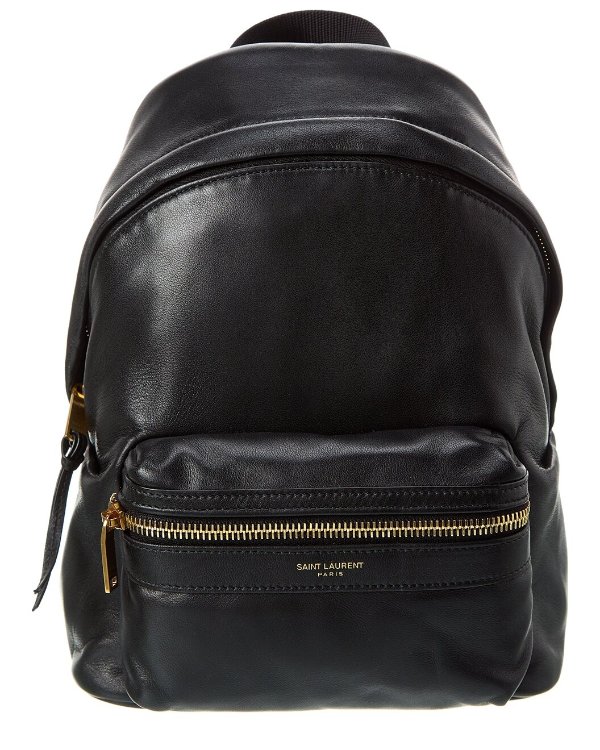 Bo City Toy Leather & Canvas Backpack