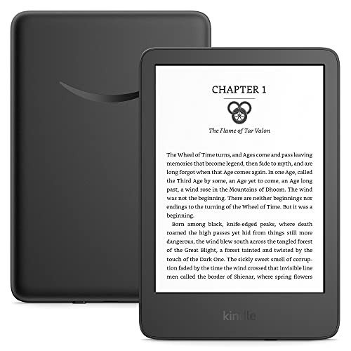 All-new Kindle (2022 release) – Now with a 6” glare-free 300 ppi high-resolution display, designed for reading - Black