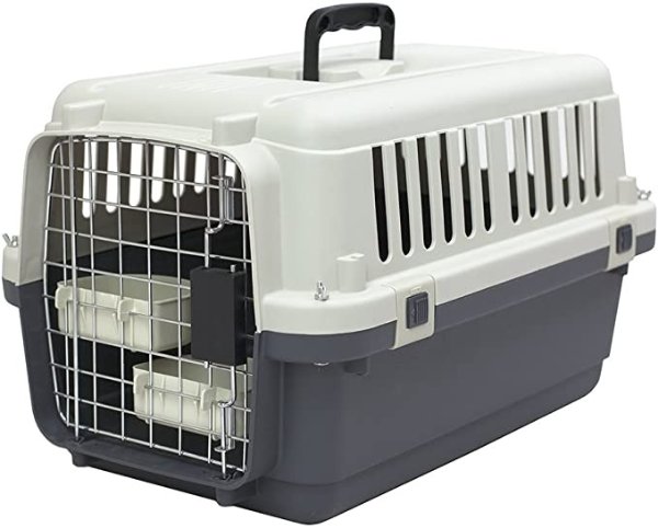 Designs Plastic Kennels Rolling Plastic Airline Approved Wire Door Travel Dog Crate