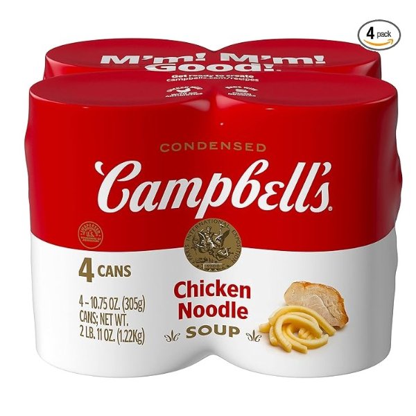 Condensed Chicken Noodle Soup, 10.75 Ounce Can (Pack of 4)