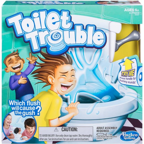 Toilet Trouble Game, for Kids and Families, Ages 4 and up