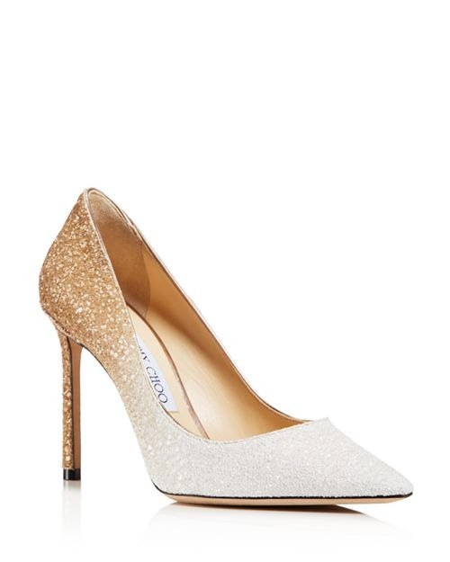 Women's Romy 100 Ombre Glitter Pointed Toe Pumps