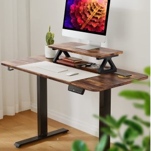 Totnz Memory Electric Height Adjustable Desk,55 x 24 Inch