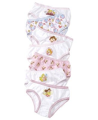 Princesses 7-Pack Cotton Underwear, Toddler Girls