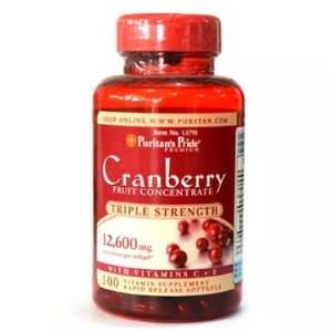 Triple Strength Cranberry Fruit Concentrate 12,600mg @ Puritan's Pride