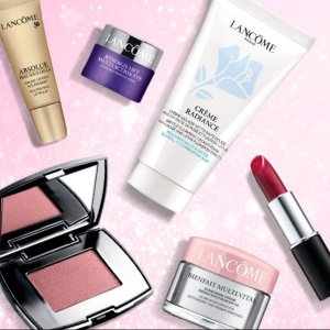 with $75+ purchases @ Lancôme