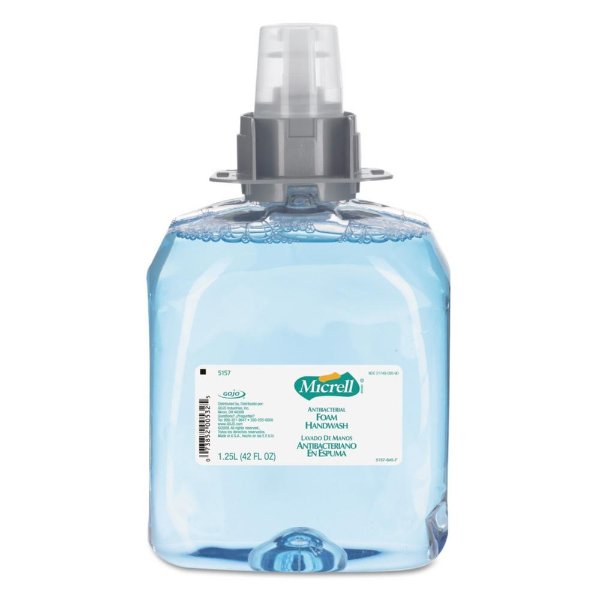 1.250 ml Floral Scent Antibacterial Foam Hand Soap Refill