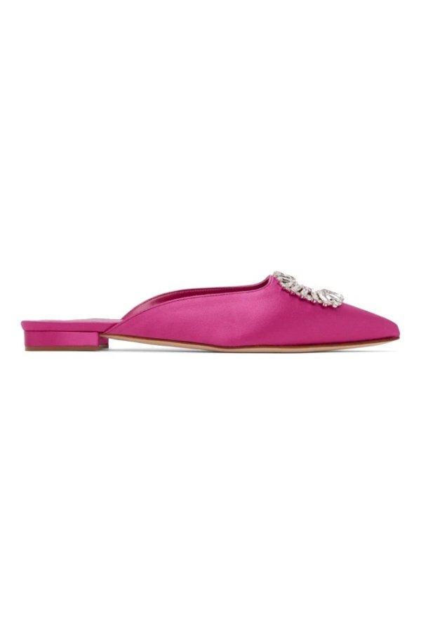 Pink Sigulona 平跟穆勒鞋