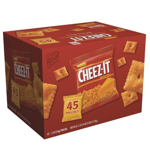 Cheez-It Snack Cracker Pouches, 1.5 Oz, 45 Ct by Cheez-It