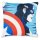 Captain America and Black Widow Throw Pillow