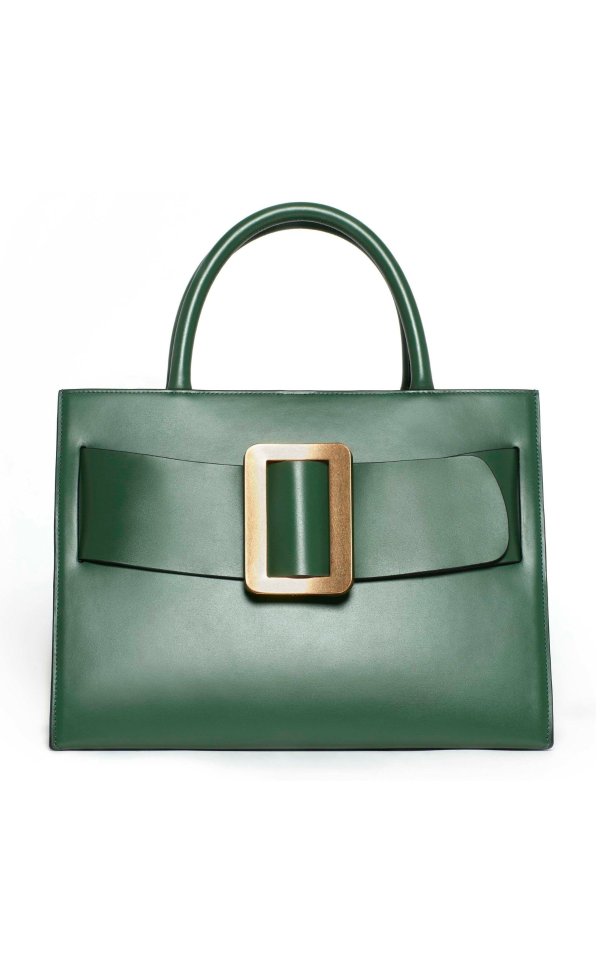 Bobby Buckled Leather Tote