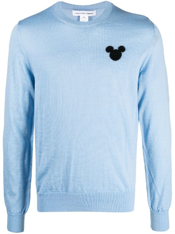 Disney print wool blend sweater