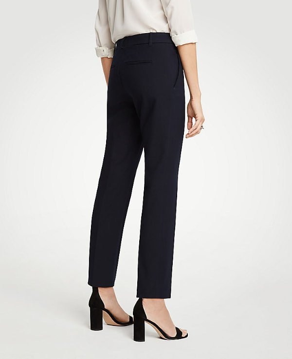 The Ankle Pant In Dense Twill | Ann Taylor