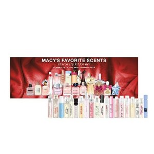 开抢：Macy's 自组试香套装 含有20种不同香水小样