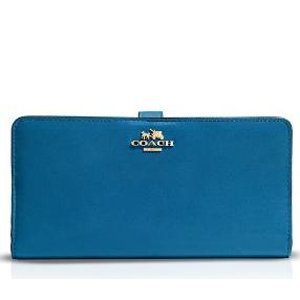 COACH Madison Skinny Wallet in Leather @ Bloomingdales
