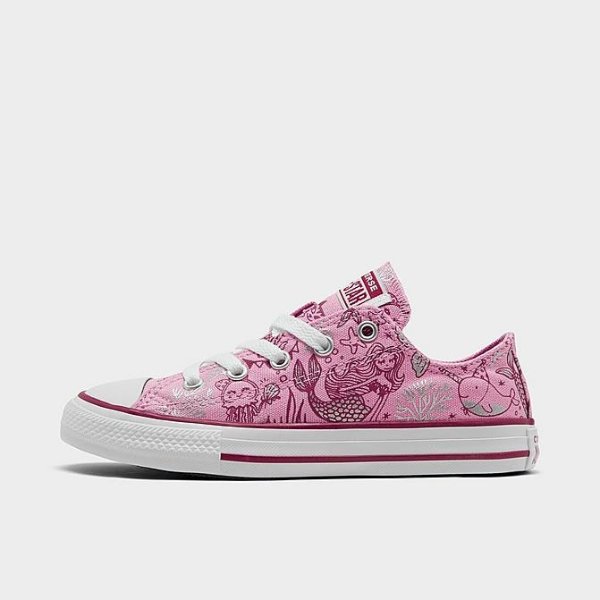 Girls' Little Kids' Converse Chuck Taylor All Star Ocean Prints Low Top Casual Shoes