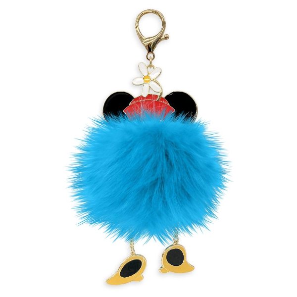 Minnie Mouse Pom Pom Flair Bag Charm | shopDisney