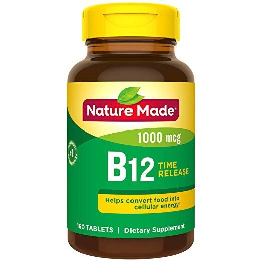 Vitamin B12 1000 mcg Time Release Tablets, 160 Count Value Size (Packaging May Vary)